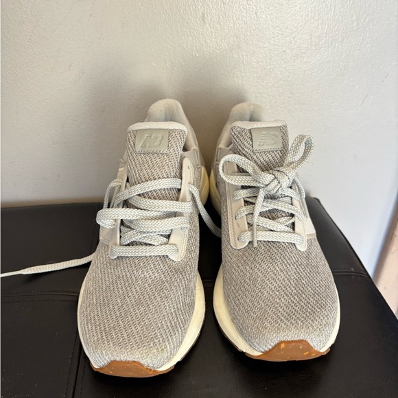 New Balance Women's Light Gray Athletic Sneakers - Picture 2 of 8